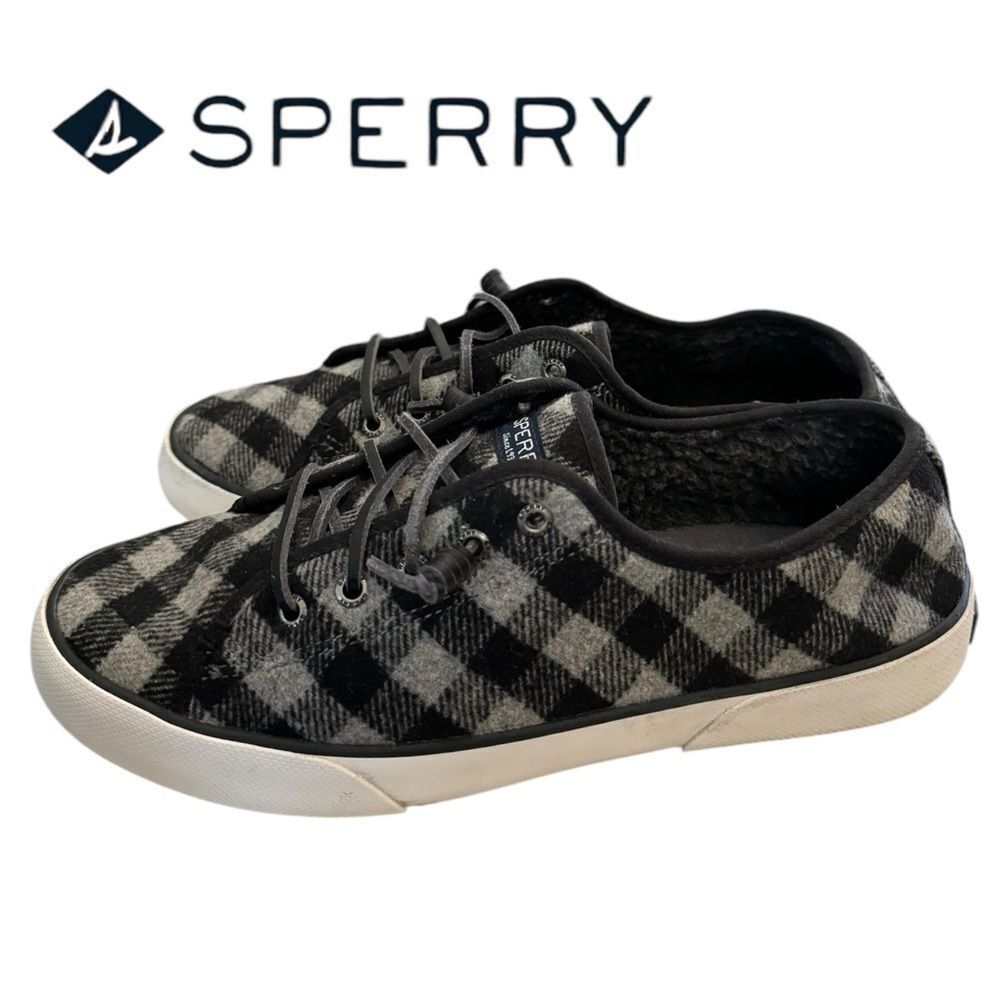 Sperry Top-Sider Pier View Buffalo Check STS85107 Women’s Sneakers 8.5